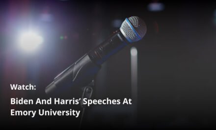 Watch: Biden And Harris’ Speeches At Emory University